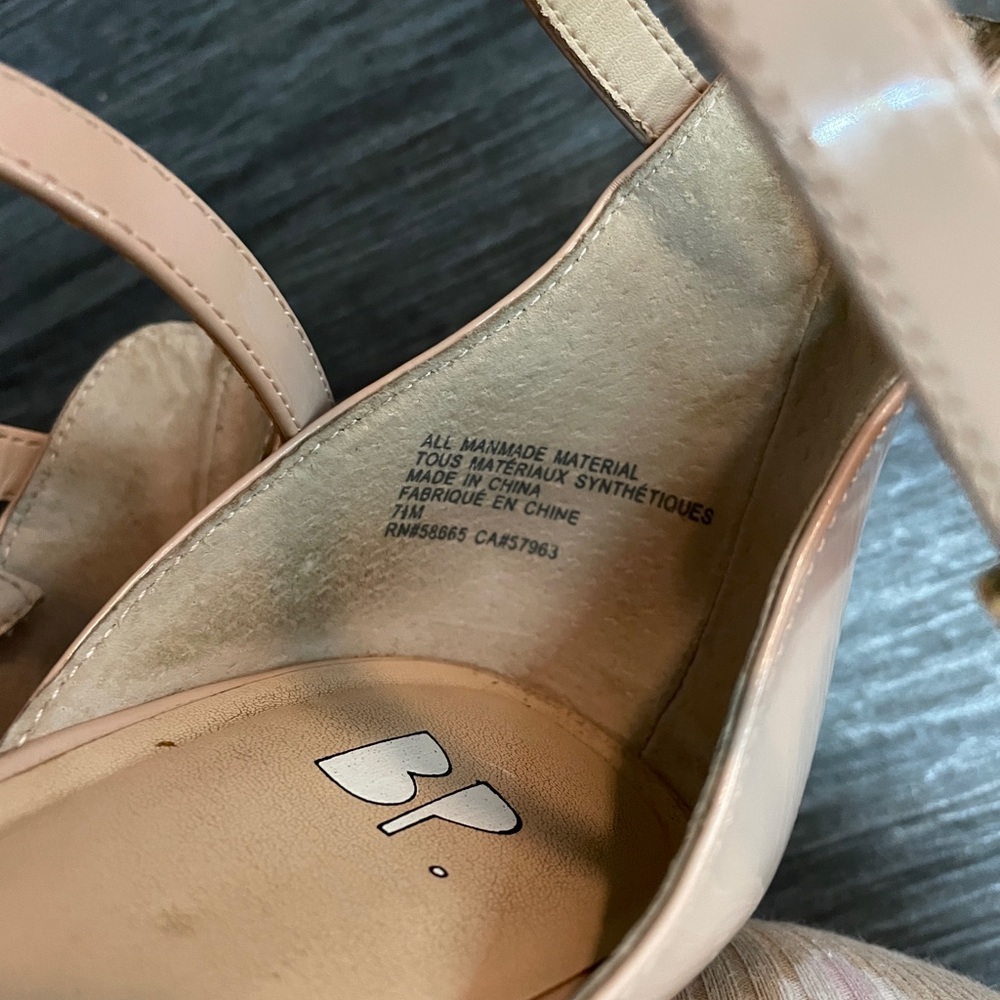 BP Nordstrom Nude Heels - Picture 6 of 6